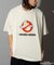 GHOSTBUSTERS/ゴーストバスターズ フロッキープリント ショートスリーブTシャツ/半袖