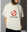 GHOSTBUSTERS/ゴーストバスターズ フロッキープリント ショートスリーブTシャツ/半袖