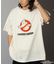 GHOSTBUSTERS/ゴーストバスターズ フロッキープリント ショートスリーブTシャツ/半袖