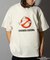 GHOSTBUSTERS/ゴーストバスターズ フロッキープリント ショートスリーブTシャツ/半袖