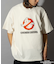 GHOSTBUSTERS/ゴーストバスターズ フロッキープリント ショートスリーブTシャツ/半袖