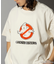 GHOSTBUSTERS/ゴーストバスターズ フロッキープリント ショートスリーブTシャツ/半袖
