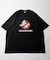 GHOSTBUSTERS/ゴーストバスターズ フロッキープリント ショートスリーブTシャツ/半袖