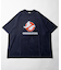 GHOSTBUSTERS/ゴーストバスターズ フロッキープリント ショートスリーブTシャツ/半袖