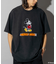 DISNEY/ディズニー ミッキーマウス フロッキープリント ショートスリーブTシャツ/半袖/リラックスフィット