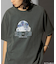 STARWARS/スターウォーズ R2-D2 フロッキープリント ショートスリーブTシャツ/半袖