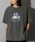 STARWARS/スターウォーズ R2-D2 フロッキープリント ショートスリーブTシャツ/半袖