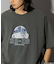 STARWARS/スターウォーズ R2-D2 フロッキープリント ショートスリーブTシャツ/半袖