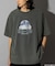 STARWARS/スターウォーズ R2-D2 フロッキープリント ショートスリーブTシャツ/半袖