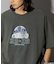 STARWARS/スターウォーズ R2-D2 フロッキープリント ショートスリーブTシャツ/半袖