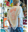 限定展開 Burger Factory×FREAK'S STORE/バーガーファクトリー 別注 ビッグシルエット バックプリント クルーネックTシャツ