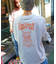 限定展開 Burger Factory×FREAK'S STORE/バーガーファクトリー 別注 ビッグシルエット バックプリント クルーネックTシャツ