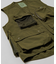 MIL PKT VEST/ミリタリー ポケット ベスト/サバイバルベスト/リラックスフィット