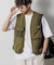 MIL PKT VEST/ミリタリー ポケット ベスト/サバイバルベスト/リラックスフィット