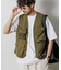 MIL PKT VEST/ミリタリー ポケット ベスト/サバイバルベスト/リラックスフィット