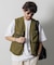 MIL PKT VEST/ミリタリー ポケット ベスト/サバイバルベスト/リラックスフィット