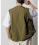 MIL PKT VEST/ミリタリー ポケット ベスト/サバイバルベスト/リラックスフィット