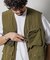 MIL PKT VEST/ミリタリー ポケット ベスト/サバイバルベスト/リラックスフィット