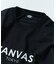限定展開 CANVAS TOKYO×FREAK'S STORE/キャンバストウキョウ 別注 ビッグシルエット フロントロゴ クルーネックTシャツ