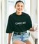 限定展開 CANVAS TOKYO×FREAK'S STORE/キャンバストウキョウ 別注 ビッグシルエット フロントロゴ クルーネックTシャツ