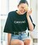 限定展開 CANVAS TOKYO×FREAK'S STORE/キャンバストウキョウ 別注 ビッグシルエット フロントロゴ クルーネックTシャツ