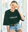 限定展開 CANVAS TOKYO×FREAK'S STORE/キャンバストウキョウ 別注 ビッグシルエット フロントロゴ クルーネックTシャツ