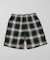 T/R CHECK EASY SHORTS PANT/テトロン チェック イージー ショートパンツ/ショーツ/リラックスフィット