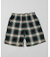 T/R CHECK EASY SHORTS PANT/テトロン チェック イージー ショートパンツ/ショーツ/リラックスフィット