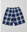 T/R CHECK EASY SHORTS PANT/テトロン チェック イージー ショートパンツ/ショーツ/リラックスフィット