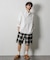 T/R CHECK EASY SHORTS PANT/テトロン チェック イージー ショートパンツ/ショーツ/リラックスフィット