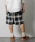 T/R CHECK EASY SHORTS PANT/テトロン チェック イージー ショートパンツ/ショーツ/リラックスフィット