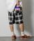 T/R CHECK EASY SHORTS PANT/テトロン チェック イージー ショートパンツ/ショーツ/リラックスフィット