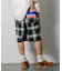 T/R CHECK EASY SHORTS PANT/テトロン チェック イージー ショートパンツ/ショーツ/リラックスフィット