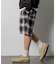 T/R CHECK EASY SHORTS PANT/テトロン チェック イージー ショートパンツ/ショーツ/リラックスフィット