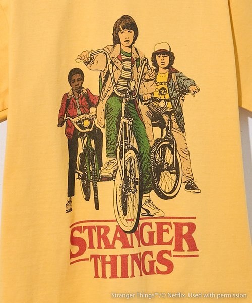 Stranger Things bicycle T-shirt/ストレンジャーシングス バイシクルT シャツ｜フリークスストアの通販｜&mall（アンドモール）三井ショッピングパーク公式通販