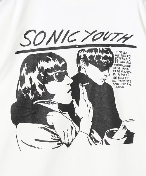 SONIC YOUTH GOO TEE/ソニックユース プリント 半袖Tシャツ