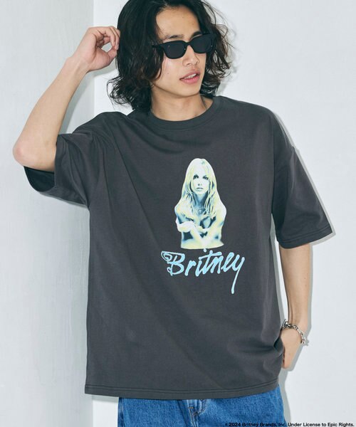 ブリトニー・スピアーズ 2021リイシュービジュアルTシャツ ブラック