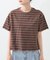 マルチボーダー 配色メローTシャツ