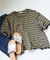 マルチボーダー 配色メローTシャツ
