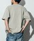 ヘビーウェイト NO-SIDE SEAM クルーネック ピグメント ポケットTシャツ/丸胴/10.5オンス/USA COTTON