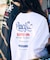 限定展開 Pacific DRIVE-IN×FREAK'S STORE/パシフィックドライブイン 別注 ビッグシルエット バックプリント クルーネックTシャツ