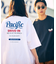 限定展開 Pacific DRIVE-IN×FREAK'S STORE/パシフィックドライブイン 別注 ビッグシルエット バックプリント クルーネックTシャツ