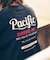 限定展開 Pacific DRIVE-IN×FREAK'S STORE/パシフィックドライブイン 別注 ビッグシルエット バックプリント クルーネックTシャツ