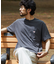 MEN'S SHORT SLEEVE POCKET T-SHIRT PLAIN/ ショートスリーブポケットTシャツ