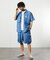 Chambray Trip Shorts/シャンブレー トリップショーツ/カーゴ/刺繍/リラックスフィット
