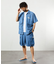 Chambray Trip Shorts/シャンブレー トリップショーツ/カーゴ/刺繍/リラックスフィット