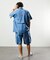 Chambray Trip Shorts/シャンブレー トリップショーツ/カーゴ/刺繍/リラックスフィット