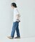限定展開 スリムストレート デニムパンツ