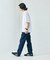 限定展開 スリムストレート デニムパンツ