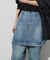 クラッシュドミニスカート/デニムミニスカート